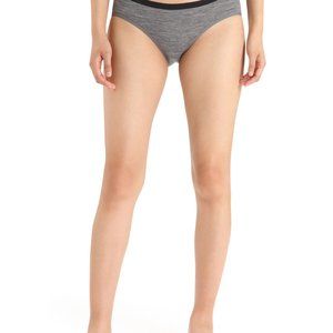 ICEBREAKER MERINO SIREN HIPKINI SZ M GRAY NWT